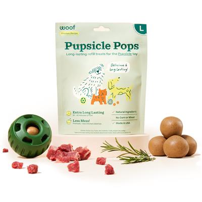 WOOF Pupsicle Treat Dispensing Dog Toy