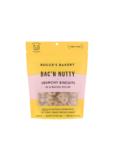 Bocce's Bakery Bac N Nutty Biscuits-Store For The Dogs