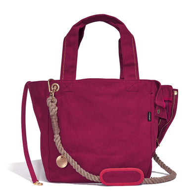Found My Animal Market Pet Tote - Burgundy-Store For The Dogs
