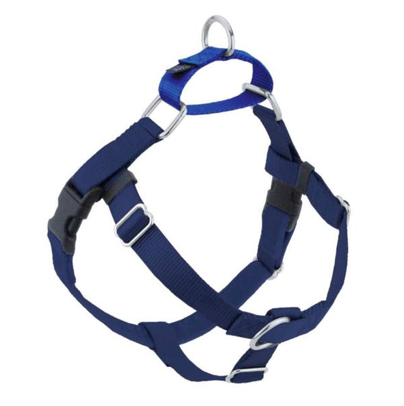 2 Hounds Design Freedom No-Pull Nylon Dog Harness - Navy Blue-Store For The Dogs