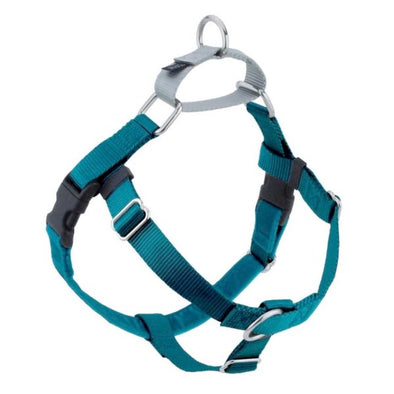 2 Hounds Design Freedom No-Pull Nylon Dog Harness - Teal-Store For The Dogs