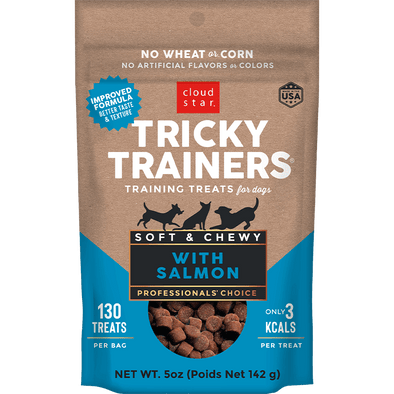 Cloud Star Chewy Tricky Trainers Salmon Dog Treats-Store For The Dogs