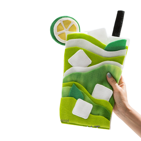 Freshen Up Mealtime: Cocktail Dog Snuffle Mat || Mojito Design-Store For The Dogs