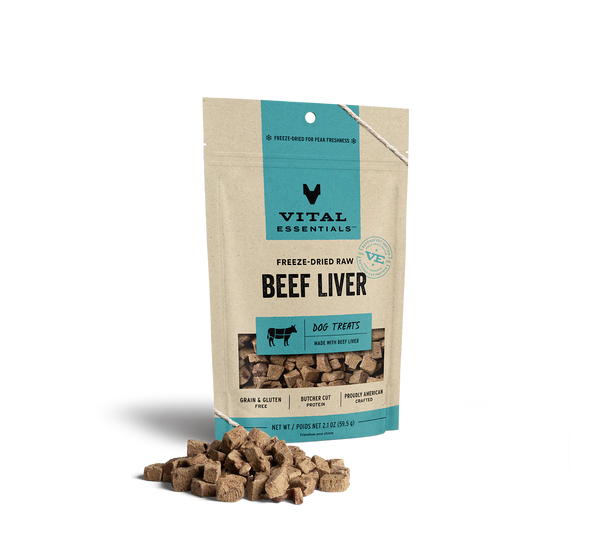 Vital Essentials Freeze-Dried Beef Liver Treats-Store For The Dogs