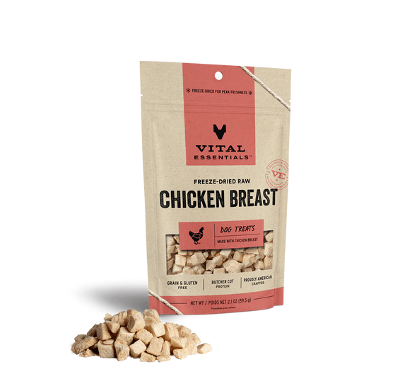 Vital Essentials Freeze-Dried Chicken Breast-Store For The Dogs