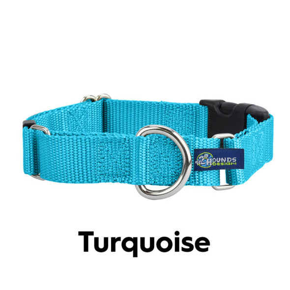 2 Hounds Design 1" Buckle Martingale Nylon Dog Collar-Store For The Dogs