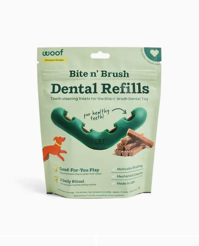 Woof Bite N' Brush Dental Refills-Store For The Dogs