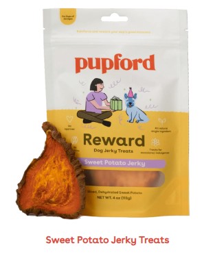 Pupford Sweet Potato Jerky Treats-Store For The Dogs