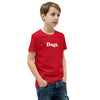 "Dogs." Youth Short Sleeve T-Shirt-Store For The Dogs