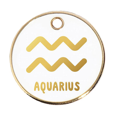 Trill Paws Aquarius Personalized Dog & Cat ID Tag-Store For The Dogs