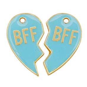 Trill Paws "BFF's" Blue Personalized Dog & Cat ID Tag (Set of 2)-Store For The Dogs
