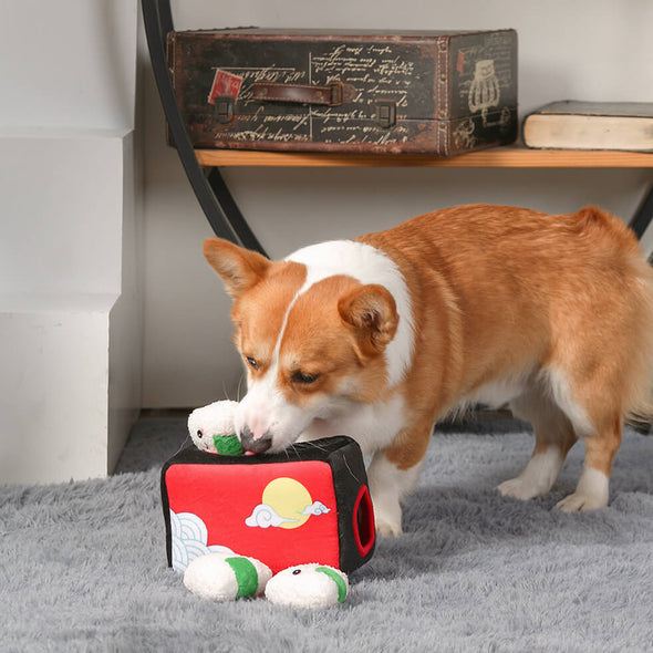 HugSmart Bento Box Dog Burrow Toy-Store For The Dogs