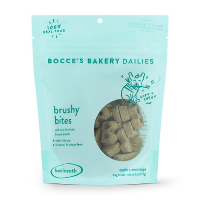 Bocce's Bakery Dailies Brushy Bites Soft & Chewy Dog Treats-Store For The Dogs