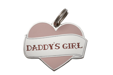 Two Tails Pet Company "Daddy's Girl" Personalized Dog & Cat ID Tag-Store For The Dogs