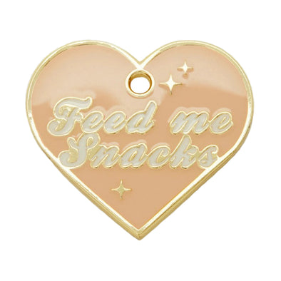 Trill Paws "Feed Me Snacks" Personalized Dog & Cat ID Tag-Store For The Dogs