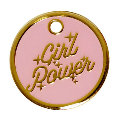 Trill Paws "Girl Power" Personalized Dog & Cat ID Tag-Store For The Dogs