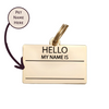 Two Tails Pet Company "Hello My Name Is" Personalized Dog & Cat ID Tag-Store For The Dogs