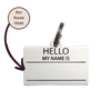 Two Tails Pet Company "Hello My Name Is" Personalized Dog & Cat ID Tag-Store For The Dogs