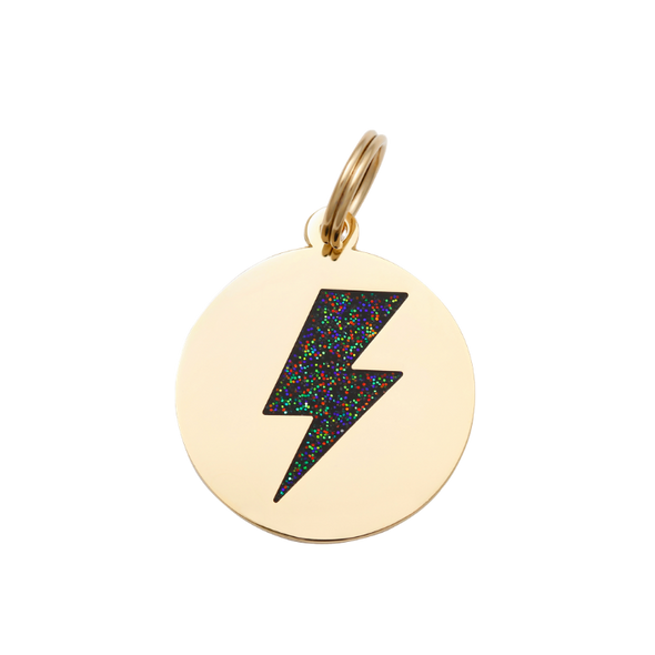 Two Tails Pet Company Lightning Bolt Personalized Dog & Cat ID Tag-Store For The Dogs