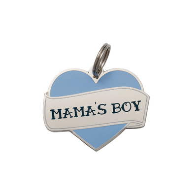 Two Tails Pet Company "Mama's Boy" Personalized Dog & Cat ID Tag-Store For The Dogs