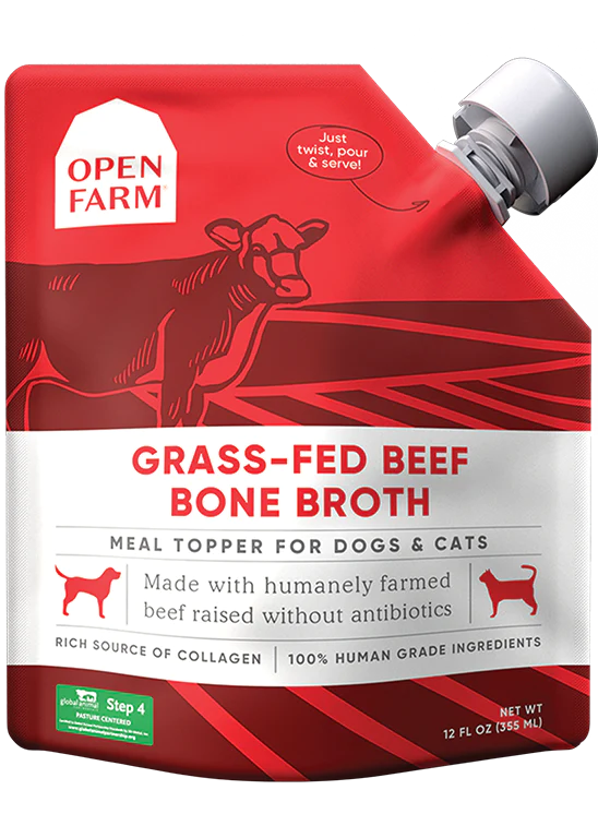 Open Farm Homestead Beef Bone Broth for Dogs and Cats-Store For The Dogs