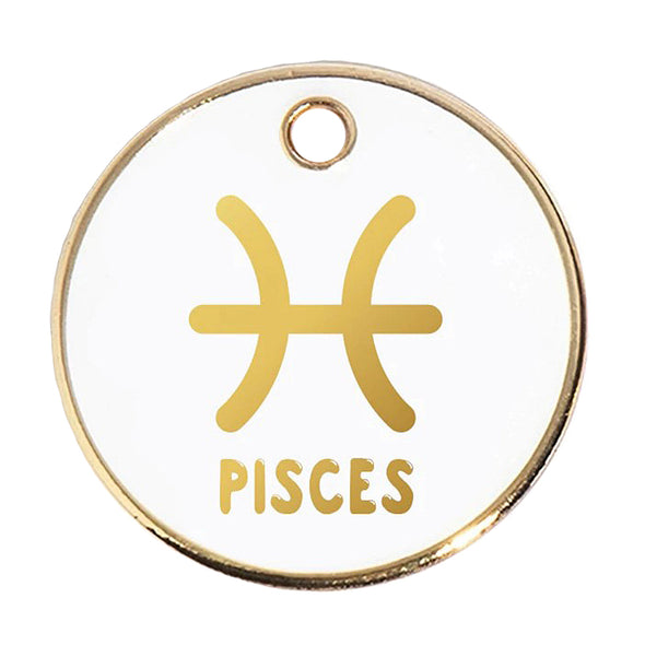 Trill Paws Pisces Personalized Dog & Cat ID Tag-Store For The Dogs