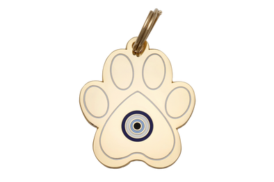 Two Tails Pet Company Paw Evil Eye Personalized Dog & Cat ID Tag-Store For The Dogs