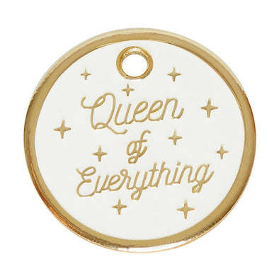 Trill Paws "Queen of Everything" Personalized Dog & Cat ID Tag-Store For The Dogs