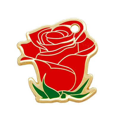 Trill Paws "Roses Are Red" Personalized Dog & Cat ID Tag-Store For The Dogs