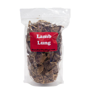 All-Natural Lamb Lung Filets Dog Treats by School For The Dogs-Store For The Dogs