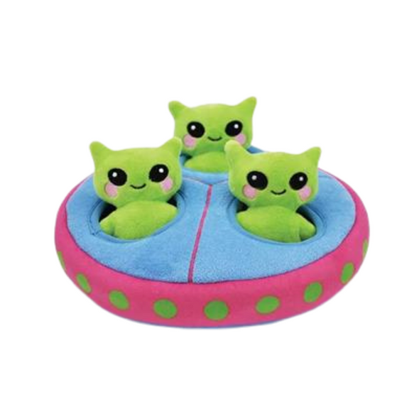 HugSmart Space Paws - Aliens & UFO Dog Burrow Toy-Store For The Dogs