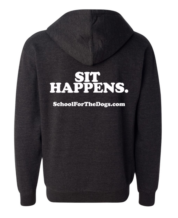 School For The Dogs Fine Jersey Unisex Hoodie Sweatshirt-Store For The Dogs