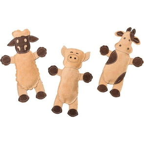 SPOT Ethical Pets Dura-Fused Leather Barnyard Plush Toys-Store For The Dogs