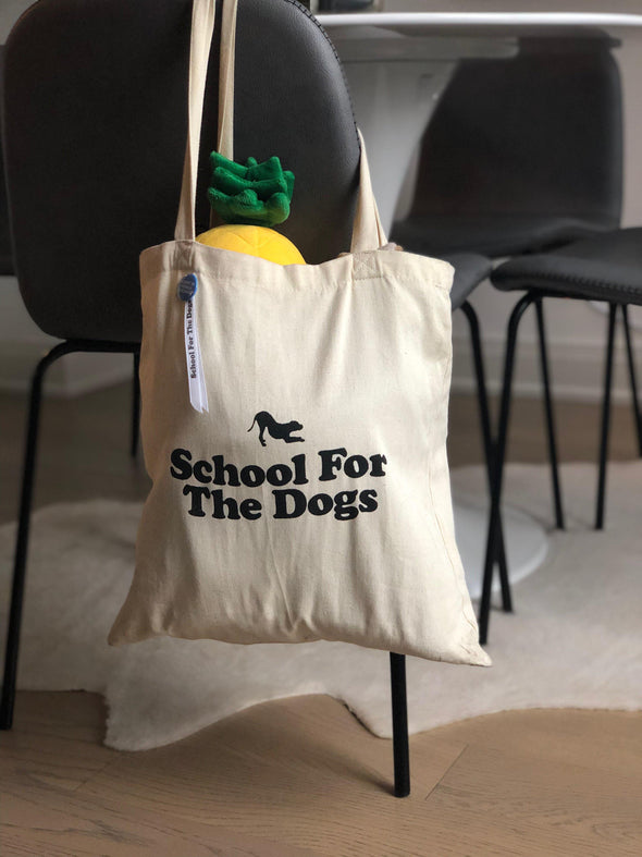 School For The Dogs Tote Bag-Store For The Dogs
