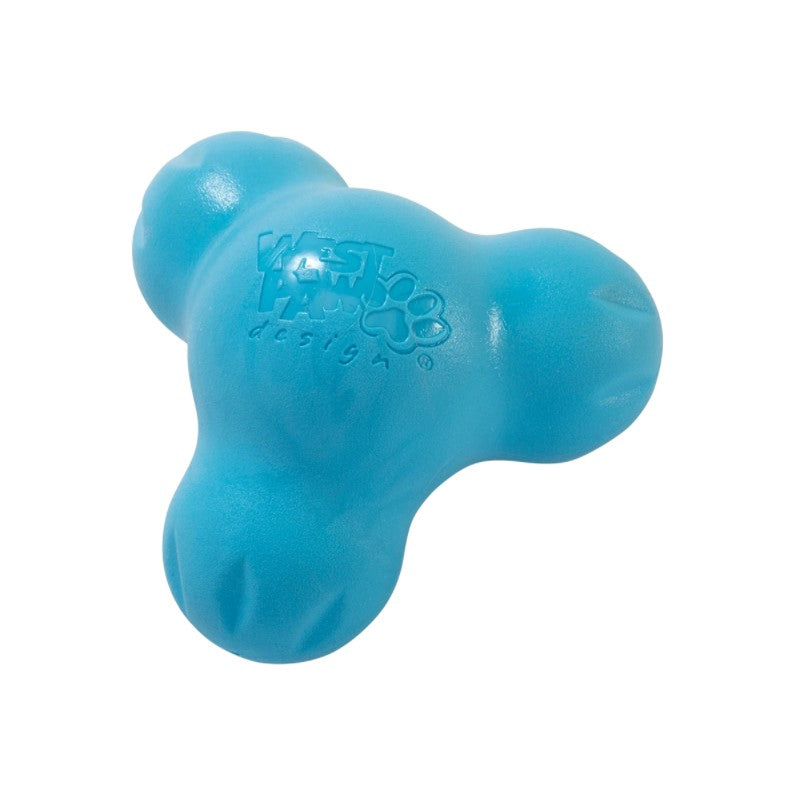 West Paw Toppl Dog Toy Small Aqua Blue