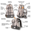 K9 Sport Sack Urban 3 Foldover Backpack & Dog Carrier-Store For The Dogs